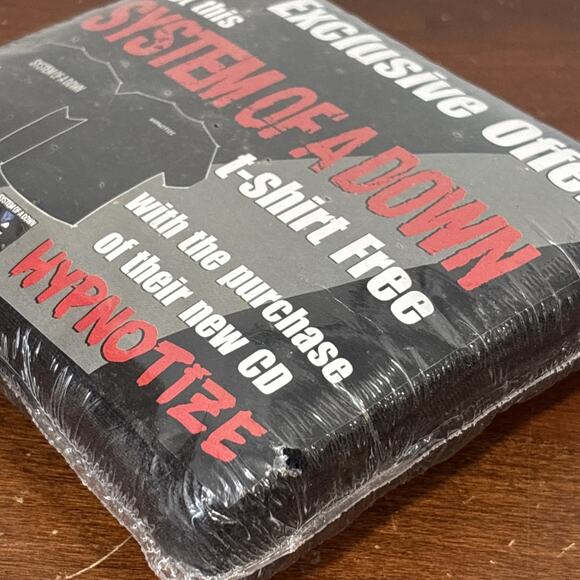 Circuit City Exclusive System Of A Down Tee Shirt Hypnotize Sealed - Picture 7 of 7